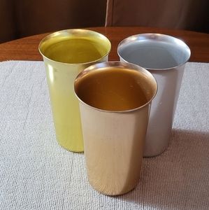 Aluminum drinking glasses